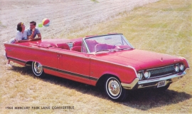 Park Lane Convertible, US postcard, standard size, 1964