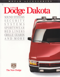 Dakota accessories brochure, 6 pages, 1996, English language, USA