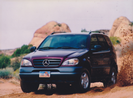 Mercedes-Benz M Class, press photo, Germany, 1997