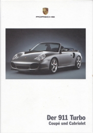 911 Turbo Coupe & Cabriolet brochure, 102 pages, 07/2003, hard covers, German