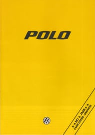 Polo 3-door brochure, 20 + 2 pages,  A4-size, Dutch language, 1/1980