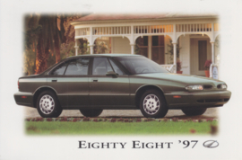 Eighty Eight, US postcard, continental size, 1997