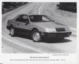 Chrysler LeBaron Coupe, large photo,  USA, 1987, # 87-24
