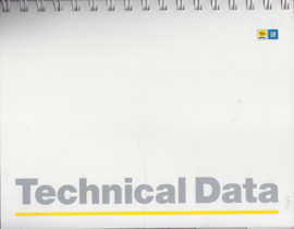 Technical Data booklet brochure, 242 pages, 1992, German language