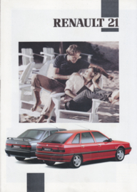 21 Sedan & Hatchback brochure, 48 pages, 07/1991, A4-size, French language