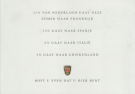 Limited Editions brochure, 4 pages, A5-size, 1998, Dutch language