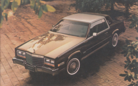 Eldorado Coupe, US postcard, standard size, 1982