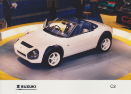 Suzuki  C2 Convertible study model, press photo, Japan, 1997