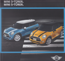 Mini 3-/5-door brochure, 76 pages, German language, 07/2014 %