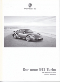 911 Turbo pricelist, 86 pages, 09/2009, German