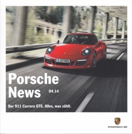 News 04/2014 with 911 Carrera GTS, 66 pages, 12/2014, German language