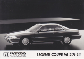 Honda Legend Coupé V6 2.7i-24, press photo, Europe, 1989