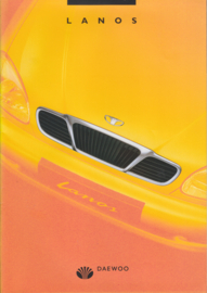 Lanos 3/4/5 door brochure,  28 + 4 pages,  08/1999, Dutch language