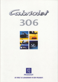 306 Cabriolet brochure, 8 pages, A4-size, 09/1996, Dutch language