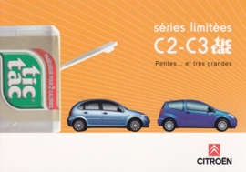 C2 & C3 Tic Tac, Cart'Com freecard, A6-size, French language