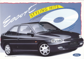 Escort Styling Hits brochure, 4 pages, size A4, 01/1995, German language