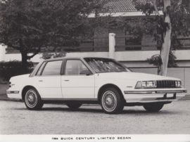 Buick Century Limited Sedan - press photo - USA - 1984