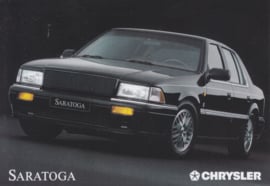 Saratoga Sedan, A6-size postcard, 1989, German issue