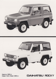 Daihatsu Rocky 4x4, press photo, Belgium, 1/1988