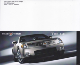 XLR folder, 4 pages, 2004, English language, USA