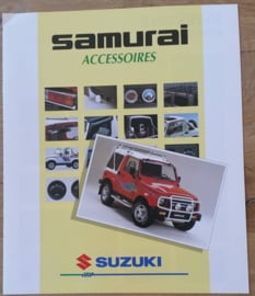 Samurai accessories brochure, 8 large pages, 09/1992, Dutch language