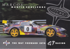 Mantis Challenge GT race series, 2 page brochure, about 2000, English language