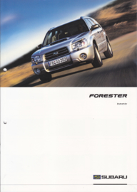 Forester accessories brochure, 8 pages, German language, 07/2003