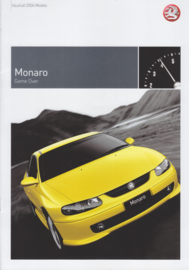 ** Monaro 5.7 V8  brochure, 12 pages, 3/2004, English language