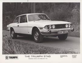 Triumph Stag, press photo, UK, 1972, # 227910