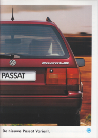 Passat Variant new model brochure, 40 pages,  A4-size, Dutch language, 8/1993 (Belgium)