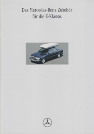 E-Class accessories brochure, 18 pages, 08/1995, German language