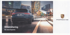 Cayenne intro brochure, 6 small pages, 08/2017, German language