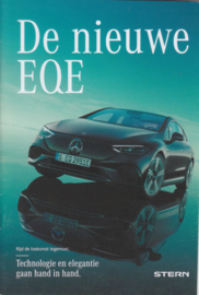 EQE electric vehicle brochure, 12 pages, 2021, Dutch language