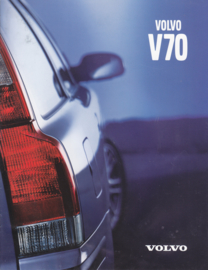 V70 brochure, 8 pages, 2000, Swedish language