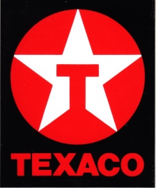 Texaco, sticker, 9 x 7,5 cm