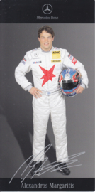 Alexandros Margaritis - DTM 2007 - auto gram postcard, German