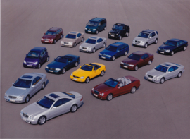 Mercedes-Benz full range all models, press photo, Germany, 9/1999, IAA
