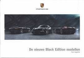 Boxster & 911 Black Editions brochure, 28 pages, 05/2015, Dutch