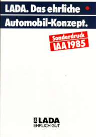 Program IAA brochure, 12 pages, 09/1985, German language