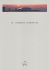 E-Class T-models brochure. 42 pages, 08/1994, German language
