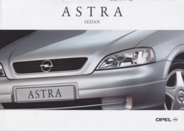 Astra Sedan folder, 4 pages, 07/1998, Dutch language