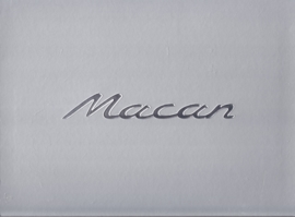 Macan introduction brochure in box, 92 pages, 01/2014, hard covers, Dutch language