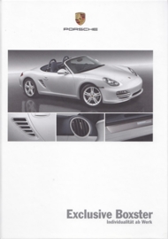 Boxster Exclusive brochure, 48 pages, 07/2008, hard covers, German %