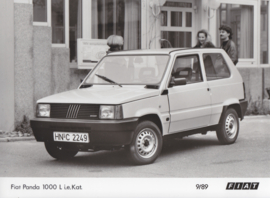 Fiat Panda 1000 L i.e. Kat., press photo, Germany, 9/1989