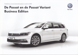 Passat & Passat Variant Business Edition prices brochure, 32 pages, 06/2015, Dutch language