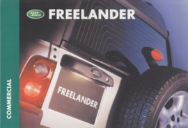 Freelander commercial folder, 4 pages, 2/2000, Dutch language