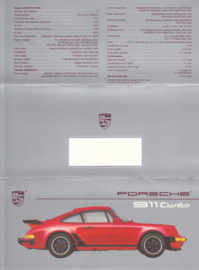 911 Turbo brochure, 6 pages, 1988, English (USA)