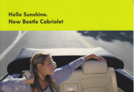 New Beetle Cabriolet postcard, factory-issue, Germany, English text, 2003