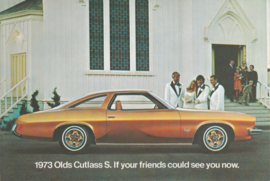 Cutlass S postcard, USA, 1973