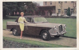 6/110 Saloon with Overdrive, English postcard, standard size, about 1962